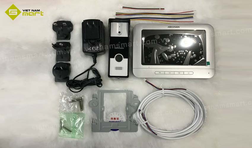 Trọn bộ chuông hình màu Analog Hikvision DS-KIS202