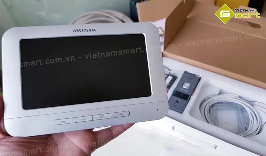 Bộ chuông hình màu Analog Hikvision DS-KIS202