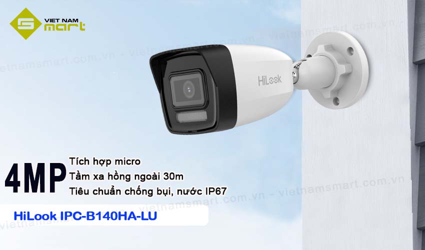 Camera Dual Light 4MP HiLook IPC-B140HA-LU Camera Dual Light 4MP HiLook IPC-B140HA-LU
