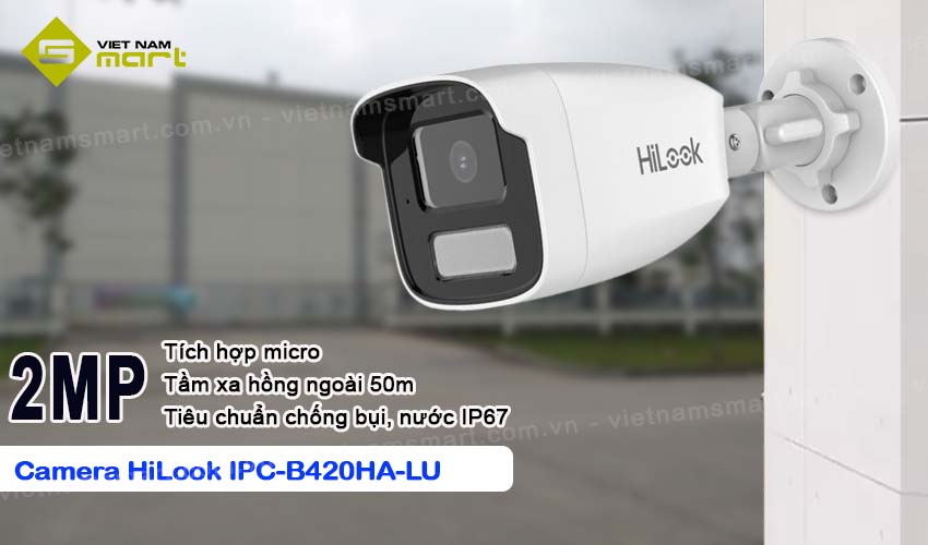 Camera Dual Light 2MP HiLook IPC-B420HA-LU