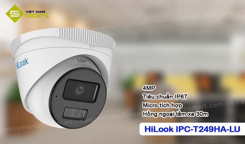 Camera Colorvu 4MP HiLook IPC-T249HA-LU