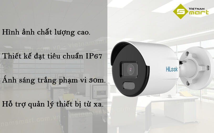 Camera Colorvu 4MP HiLook IPC-B149H Camera Colorvu 4MP HiLook IPC-B149H