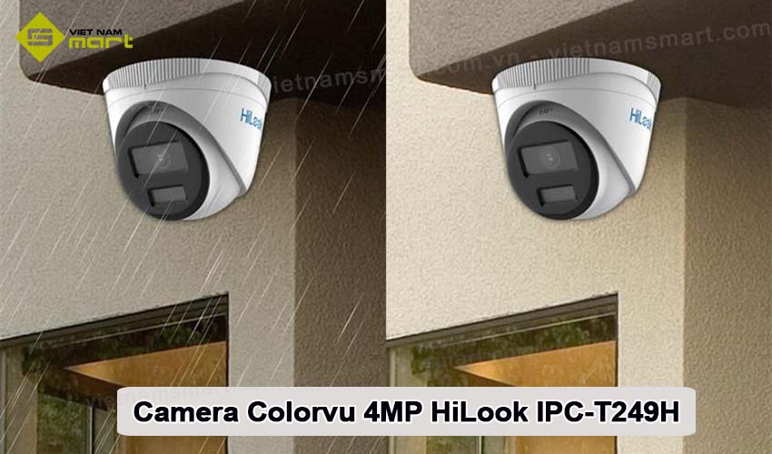 Camera Colorvu 4MP HiLook IPC-T249H Camera Colorvu 4MP HiLook IPC-T249H