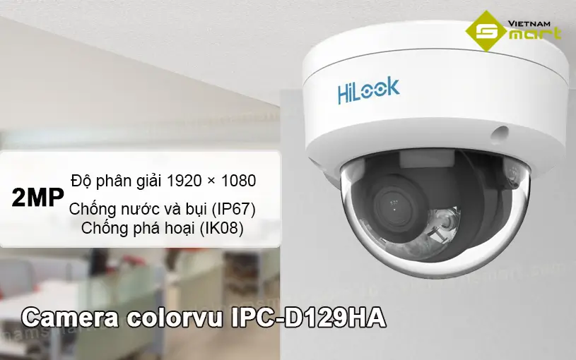 Camera colorvu 2MP Hikvision IPC-D129HA Giới thiệu về camera colorvu 2MP Hikvision IPC-D129HA