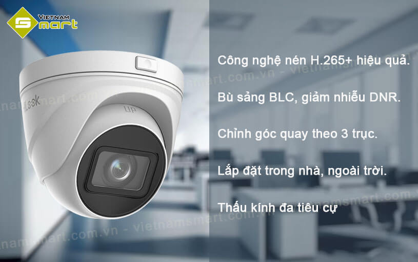 Camera IP 2MP HiLook IPC-T621H-Z Camera IP 2MP HiLook IPC-T621H-Z