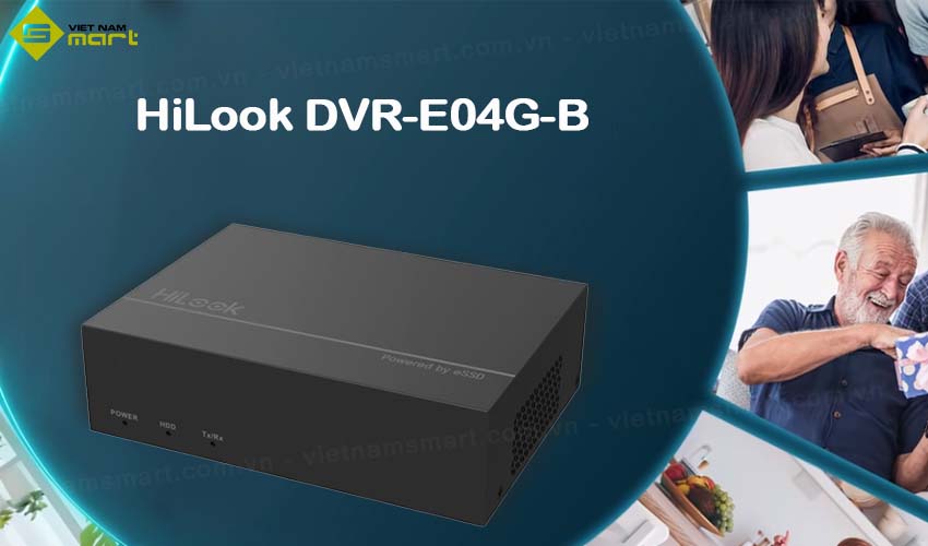 Đầu ghi hình eSSD 4 kênh HiLook DVR-E04G-B