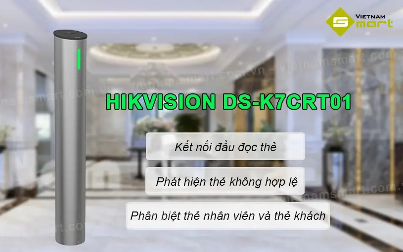 Trụ gắn thiết bị ngoại vi Hikvision DS-K7CRT01 Giới thiệu về trụ gắn thiết bị ngoại vi Hikvision DS-K7CRT01