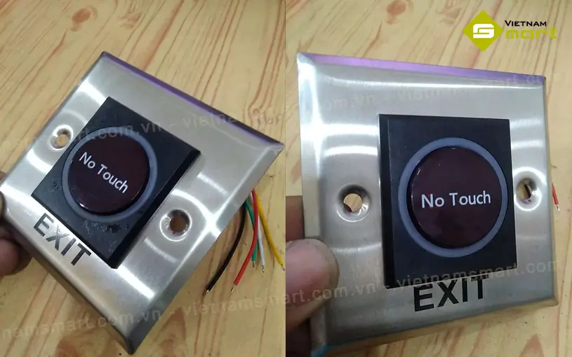 Nút bấm exit mở cửa Hikvision DS-K7P08 Nút bấm exit DS-K7P08