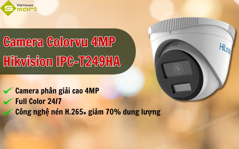 Giới thiệu dòng camera 4MP Hikvision IPC-T249HA