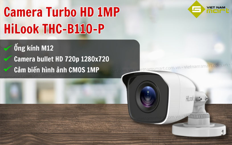 Camera Turbo HD 1MP HiLook THC-B110-P Giới thiệu camera Turbo HD 1MP HiLook THC-B110-P
