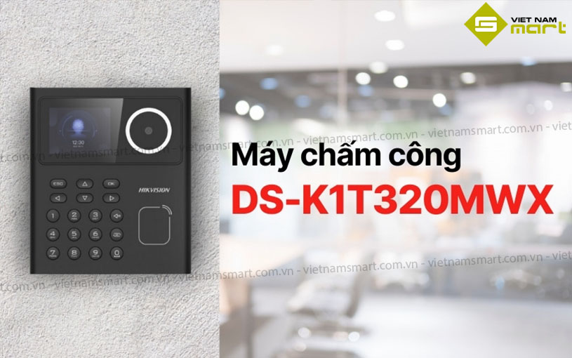 Mẫu máy chấm công Face ID model HIKVISION DS-K1T320MWX