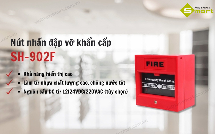 Giới thiệu nút nhấn đập vỡ khẩn cấp SH-902F