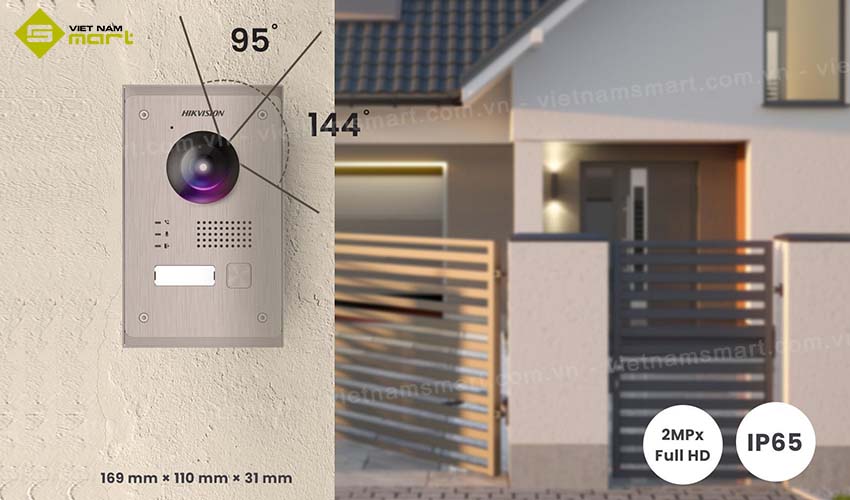 Trạm cửa của bộ liên lạc video IP Hikvision DS-KIS703Y-P