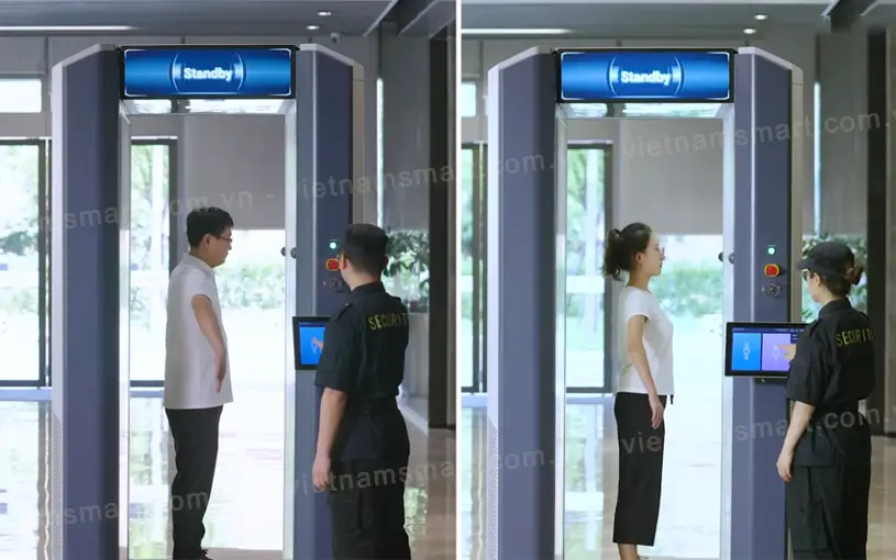 Hệ thống kiểm tra an ninh sóng milimet Hikvision ISD-SMW1701S-C Hikvision ISD-SMW1701S-C