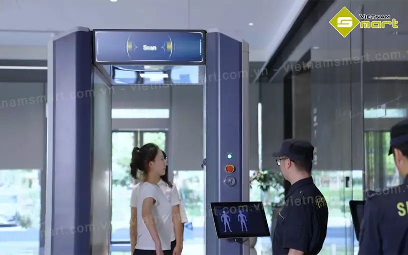 Hệ thống kiểm tra an ninh sóng milimet Hikvision ISD-SMW1701S-C Hikvision ISD-SMW1701S-C