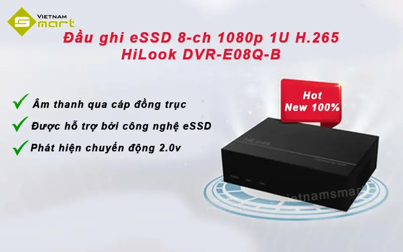 Đầu ghi hình eSSD 4 kênh HiLook DVR-E08Q-B HiLook DVR-E08Q-B