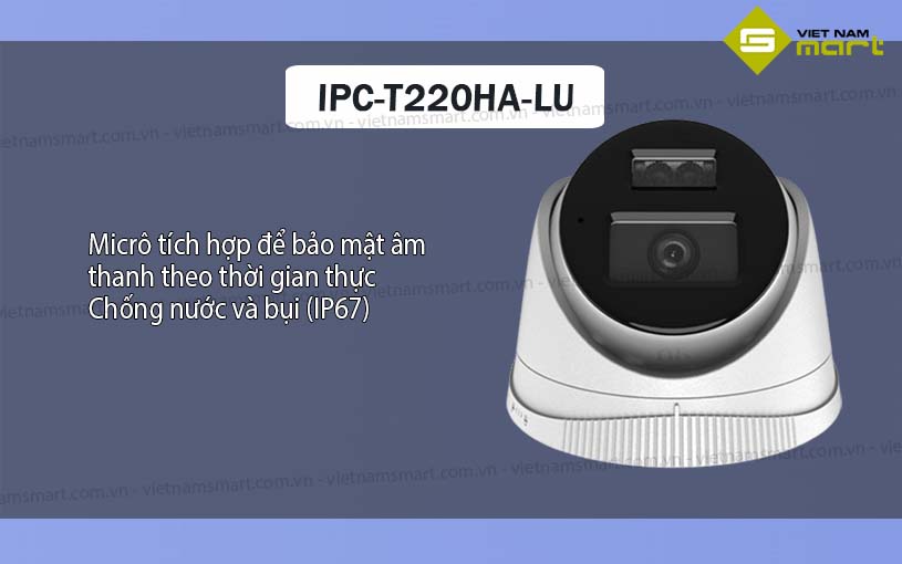 Camera Dual Light 2MP HiLook IPC-T220HA-LU Camera Dual Light 2MP HiLook IPC-T220HA-LU
