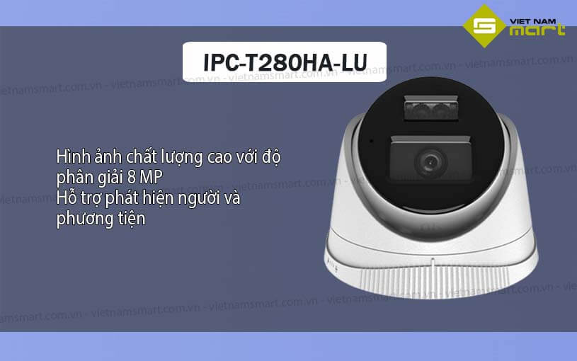 Camera Dual Light 8MP HiLook IPC-T280HA-LU Camera Dual Light 8MP HiLook IPC-T280HA-LU