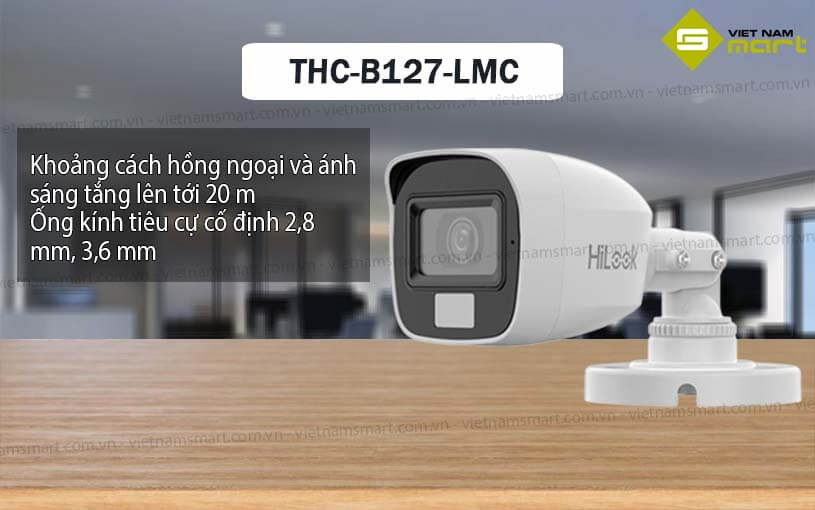 Camera an ninh ngoài trời HiLook THC-B127-LMC
