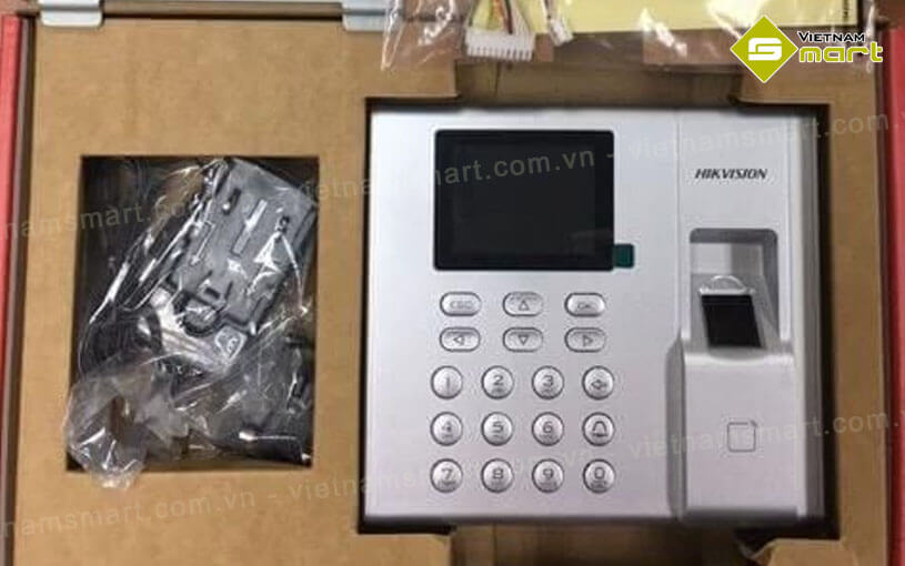 Máy chấm công vân tay Hikvision SH-K1T9803MF Máy chấm công vân tay Hikvision SH-K1T9803MF