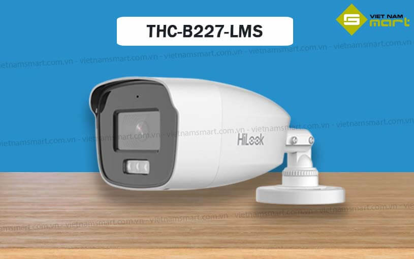 Camera HDTVI thân trụ 2MP HiLook THC-B227-LMS