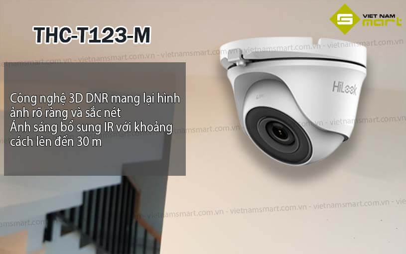 Camera HDTVI bán cầu 2MP HiLook THC-T123-M