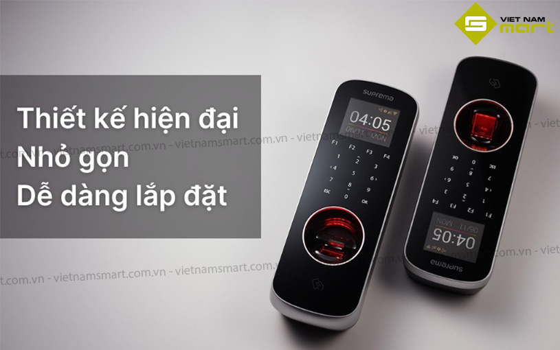 Model BioStation L2 BSL2 OE có thiết kế nhỏ gọn và dễ lắp đặt