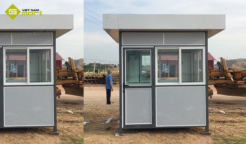 Bốt gác khung thép A18 (1.44m2) Bốt gác bảo vệ A18 - khung thép độ bền cao