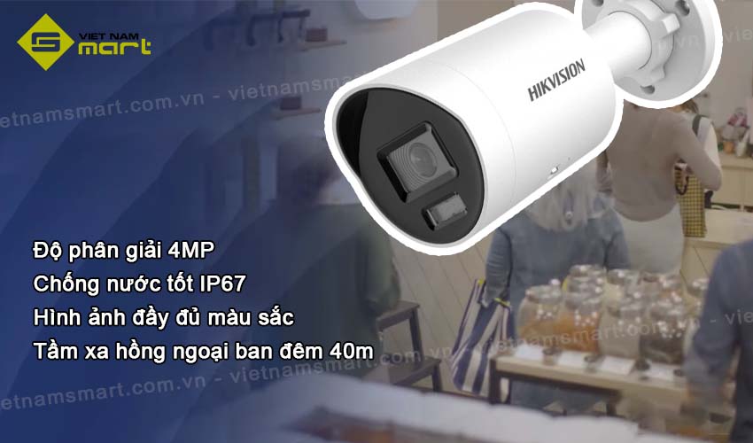 Camera mạng DS-2CD3046G2H-LI(U) chiếu sáng kép 4MP Tính năng nổi bật của camera DS-2CD3046G2H-LI(U)