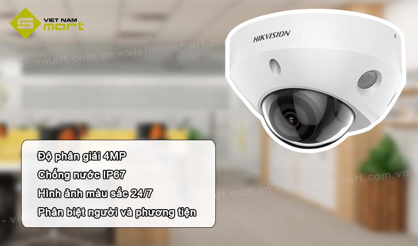 Camera mạng mini 4MP Hikvision DS-2CD3547G2-LS Các tính năng quan trọng của camera DS-2CD3547G2-LS