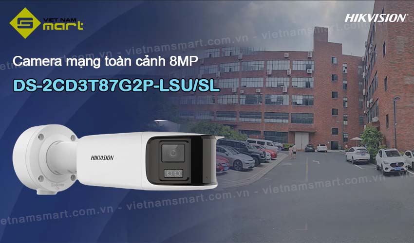 Camera DS-2CD3T87G2P-LSU/SL toàn cảnh 8MP ColorVu Mô tả camera DS-2CD3T87G2P-LSU/SL toàn cảnh 8MP