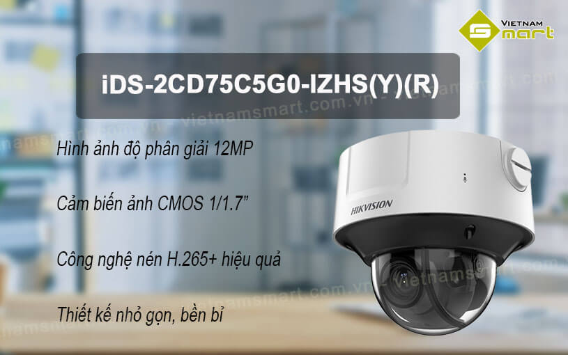 Camera DeepinView 12MP Hikvision iDS-2CD75C5G0-IZHS(Y)(R) Camera Hikvision iDS-2CD75C5G0-IZHS(Y)(R)