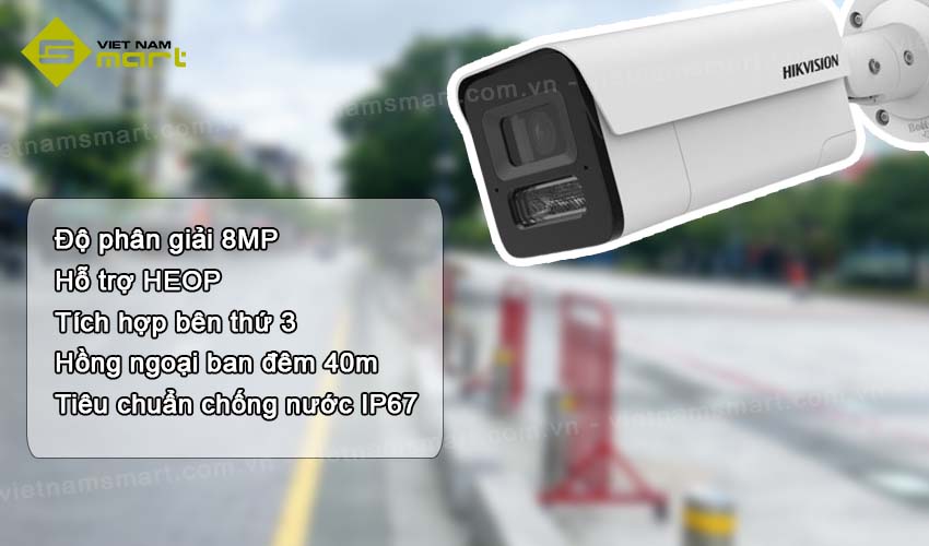 Camera iDS-2CD7T87G0-XHS(Y) DeepinView 8MP Đặc điểm nổi bật của camera Hikvision iDS-2CD7T87G0-XHS(Y)