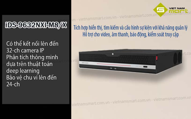 Đầu ghi hình Hikvision iDS-9632NXI-M8/X