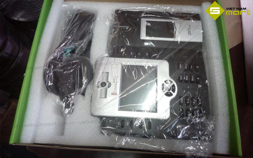 Mở hộp máy chấm công ZK iClock 880 mới