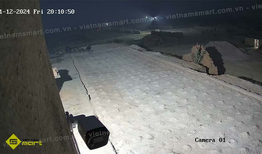 Camera mạng 4MP Hikvision DS-2CD3041G2E-I Hình ảnh rõ nét của camera Hikvision DS-2CD3041G2E-I vào ban đêm