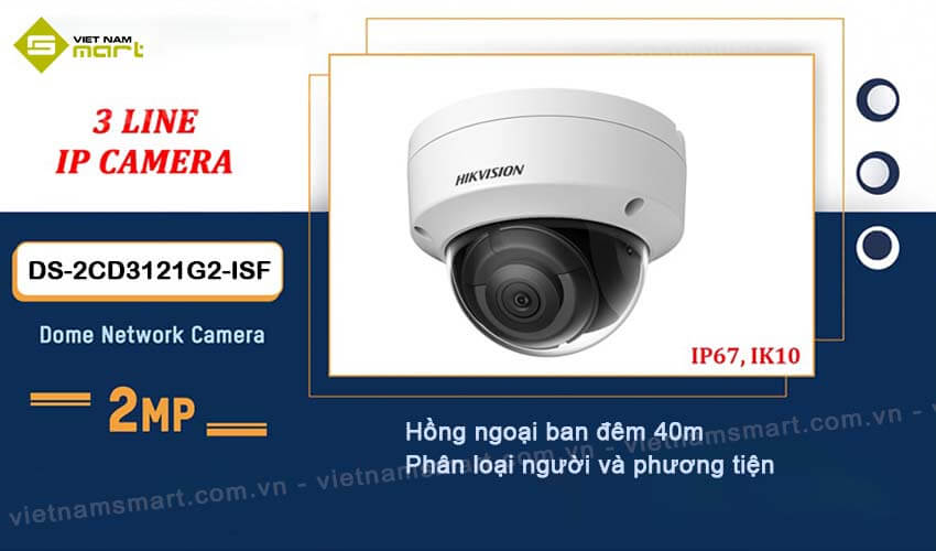 Các tính năng chính của DS-2CD3121G2-ISF