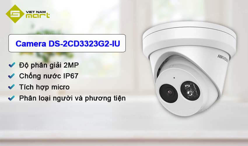 Camera mạng 2MP Hikvision DS-2CD3323G2-IU Đôi nét về camera mạng Hikvision DS-2CD3323G2-IU
