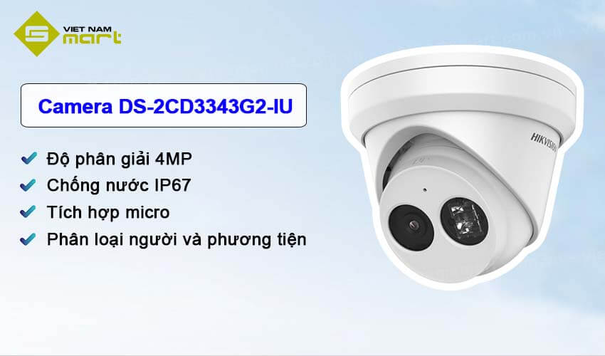 Giới thiệu về camera mạng Hikvision DS-2CD3343G2-IU
