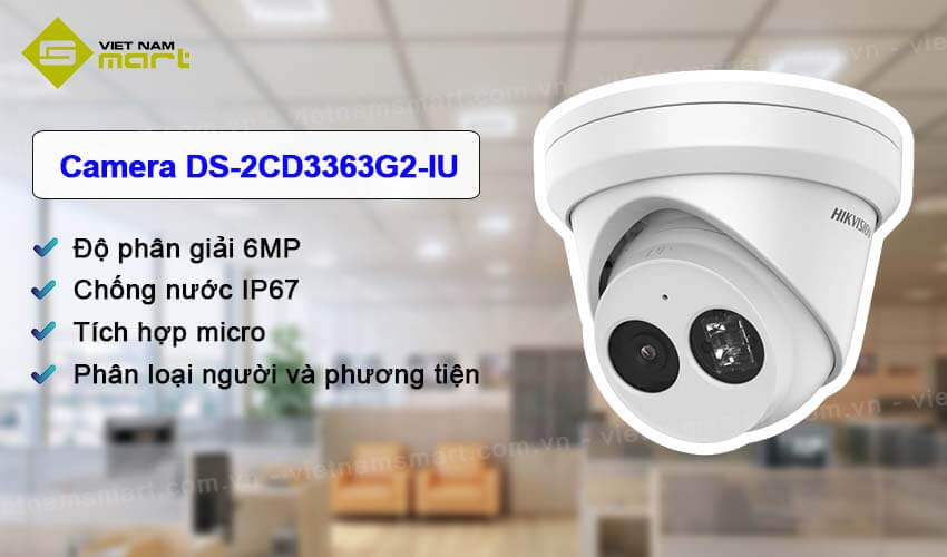 Mô tả sản phẩm camera mạng Hikvision DS-2CD3363G2-IU