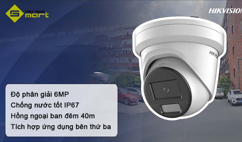 Camera mạng DS-2CD3366G2H-LISU chiếu sáng kép 6MP Tính năng đáng chú ý của DS-2CD3366G2H-LISU