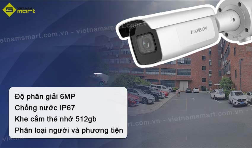 Camera 6MP Hikvision DS-2CD3663G2-IZS đa tiêu cự có động cơ Tính năng camera DS-2CD3663G2-IZS mang lại