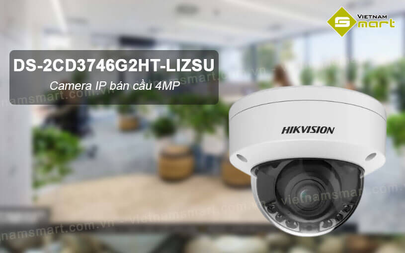 Camera IP bán cầu 4MP Hikvision DS-2CD3746G2HT-LIZSU camera Hikvision DS-2CD3746G2HT-LIZSU