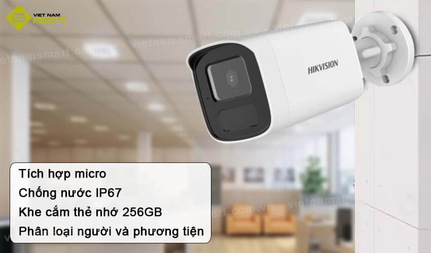 Camera mạng 4MP Hikvision DS-2CD3T41G2-IUF Đặc điểm nổi bật của camera DS-2CD3T21G2-IUF