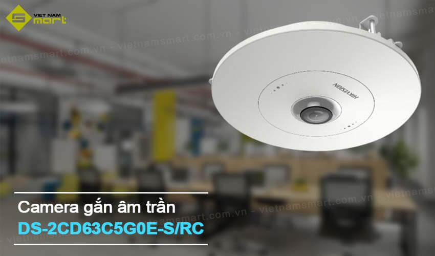 Camera mắt cá âm trần 12MP Hikvision DS-2CD63C5G0E-S/RC