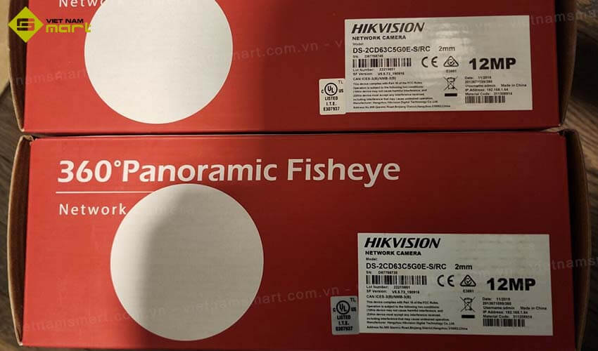 Camera mắt cá âm trần 12MP Hikvision DS-2CD63C5G0E-S/RC