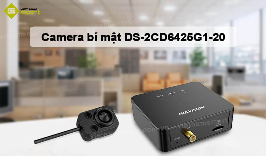 Camera bí mật 2MP Hikvision DS-2CD6425G1-20 Giới thiệu camera mạng bí mật 2MP Hikvision DS-2CD6425G1-20