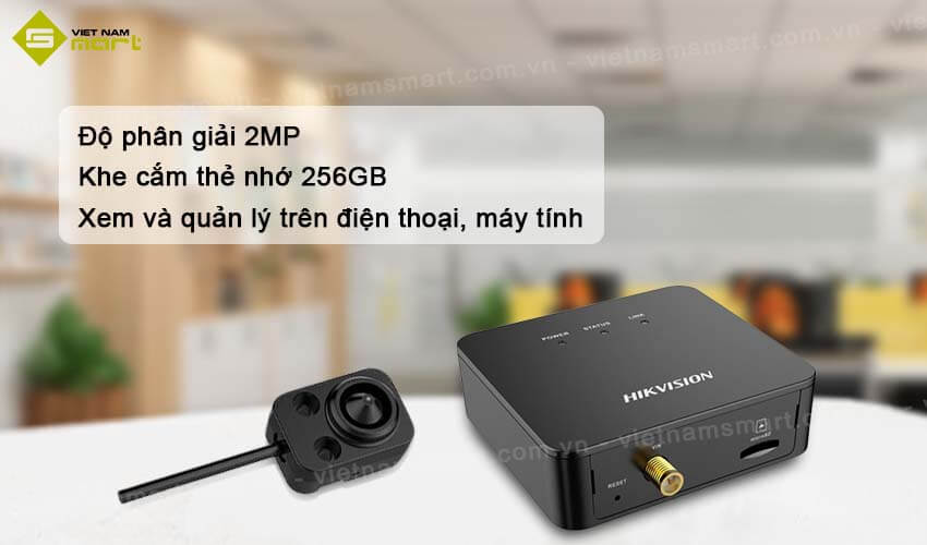 Camera bí mật 2MP Hikvision DS-2CD6425G1-20 Ưu điểm của camera DS-2CD6425G1-20