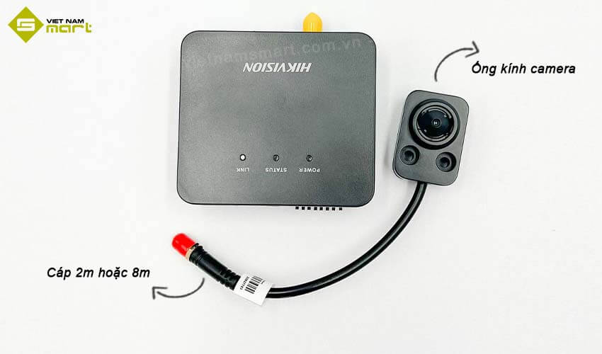 Ống kính camera mạng tách biệt 2MP Hikvision DS-2CD6425G1-L20 Ống kính camera DS-2CD6425G1-L20 đã kèm theo dây cáp 2m hoặc 8m