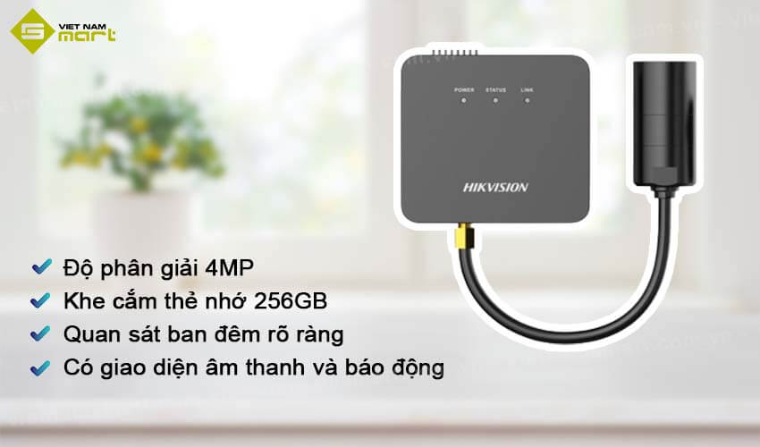 Camera bí mật 4MP Hikvision DS-2CD6445G1-30 Ưu điểm nổi bật của camera DS-2CD6445G1-30